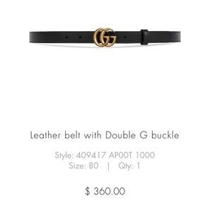 Gucci Belt - Authentic